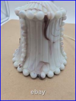 Antique Slag Glass Lamp