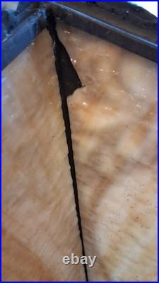 Antique Slag Glass Lamp Antique Slag Glass Lamp