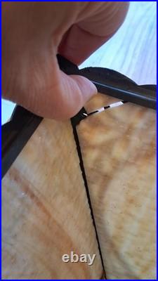 Antique Slag Glass Lamp