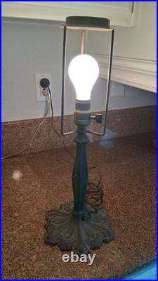 Antique Slag Glass Lamp