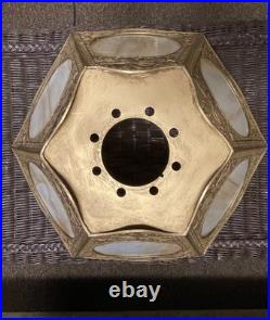 Antique Slag Glass Lamp Antique Slag Glass Lamp