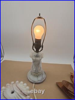 Antique Slag Glass Lamp