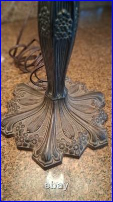 Antique Slag Glass Lamp