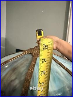 Antique Slag Glass Lamp