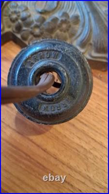 Antique Slag Glass Lamp Antique Slag Glass Lamp