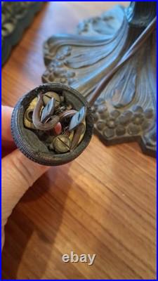 Antique Slag Glass Lamp