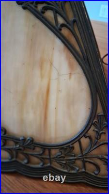 Antique Slag Glass Lamp