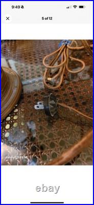 Antique Slag Glass Lighted Base Lamp Antique Slag Glass Lighted Base Lamp