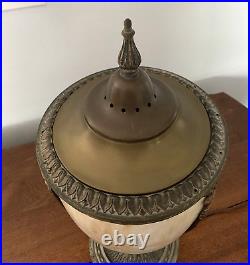 Antique Slag Glass Luminor Perfume Lamp Luminor Desk Lamp 1930s