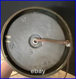 Antique Slag Glass Swivel Cased Stained Glass Shade Banker's Desk Lamp Brass