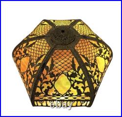 Antique Slag Glass Table Lamp Antique Slag Glass Table Lamp