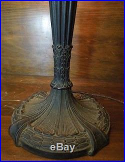 Antique Slag Glass from the 1920's Electric Lamp-Made by Royal Glass Co