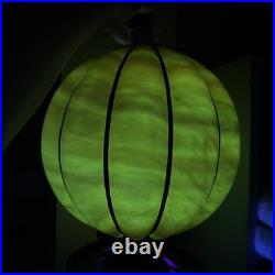 Antique Success Lamp Slag Glass Base and Globe Glows under Blacklight