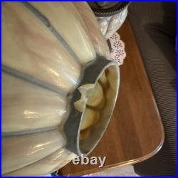 Antique Success Lamp Slag Glass Base and Globe Glows under Blacklight