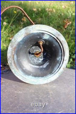 Antique Table Lamp Base For Reverse Painted Leaded Slag Glass Shade Art Nouveau