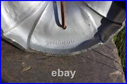 Antique Table Lamp Base For Reverse Painted Leaded Slag Glass Shade Royal Art