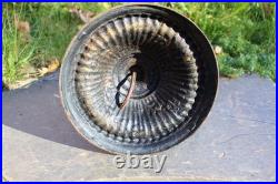 Antique Table Lamp Base For Reverse Painted Leaded Slag Glass Shade Sign Rainaud