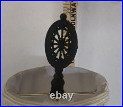 Antique Uranium Slag Glass Table Lamp Bright Glow Antique Uranium Slag Glass Table Lamp Bright Glow
