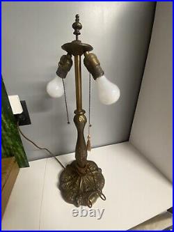 Antique Victorian Glass Large 8 Panel Slag Lamp Coming into America Liberty