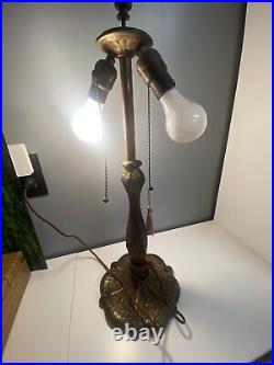 Antique Victorian Glass Large 8 Panel Slag Lamp Coming into America Liberty