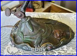 Antique/ Vintage Art Nouveau Slag Desk Lamp
