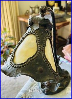 Antique/ Vintage Art Nouveau Slag Desk Lamp