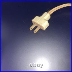 Antique W. B. Brown Arts & Crafts Mission Oak Slag Green Glass Lamp 24 WORKS EUC