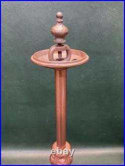 Antique c. 1900's The Mosaic Shade Co. Chicago Table Lamp for Slag Glass Read