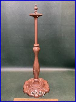 Antique c. 1900's The Mosaic Shade Co. Chicago Table Lamp for Slag Glass Read