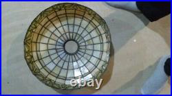Art DECO Lamb & Greene leaded lamp Handel Tiffany arts crafts slag glass era