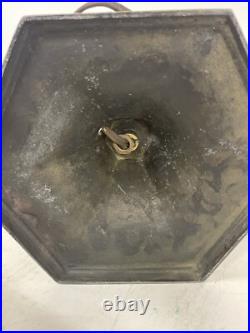 Art Nouveau Slag Glass Table Lamp 20 X 14 X 16