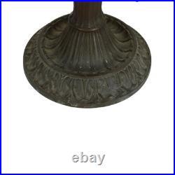 Arts & Crafts Era Bradley & Hubbard Style 6-Panel Slag Glass Lamp c1920