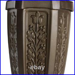 Arts & Crafts Royal Art Glass Co. 6-Panel Slag Glass Table Lamp Unsigned C1920
