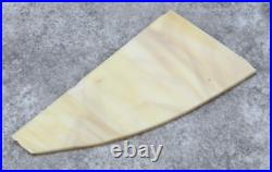 Arts and Crafts Outdoor Hanging Slag Glass Lamp With Wrought Iron Hanger