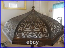 Beautiful Victorian Slag Parlor Bronze Lamp The Best