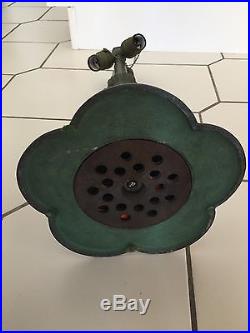 Bradley & Hubbard Co. Slag Glass Desk Lamp Art Nouveau Cast Iron Handel Era