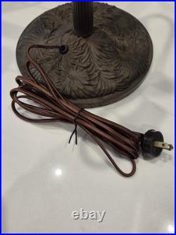 Bradley Hubbard Slag Glass Antique Vintage Art Nouveau Lamp Handel Era