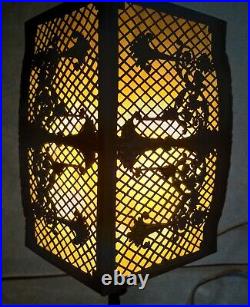 Bradley & Hubbard Slag Glass Desk Lamp circa 1900-1915