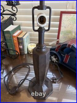 Bradley & Hubbard Table Lamp Stand Circa 1920 For Slag Glass Shade (Stand Only)