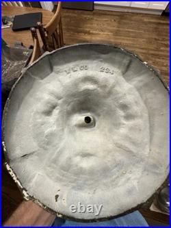 Ca. 1920 Edward Miller & Co. Antique Slag Glass Table Lamp