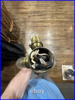 Ca. 1920 Edward Miller & Co. Antique Slag Glass Table Lamp