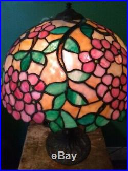 Chicago Mosaic leaded glass lamp Handel Tiffany Duffner arts & crafts slag era
