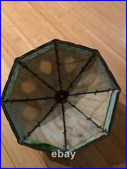 Collectible Tiffany Style Slag Glass Lamp