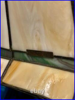 Dale Tiffany Slag Glass Table Lamp 23 x 15