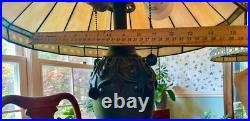 Dale Tiffany Slag Glass Table Lamp 23 x 15