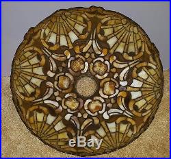 Duffner & Kimberly Arts & Crafts Leaded Slag Stained Glass Lamp Tiffany Era