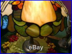 Duffner & Kimberly leaded lamp-Handel Tiffany slag glass arts crafts era