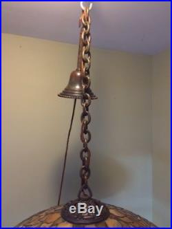 Duffner kimberly arts crafts leaded slag glass lamp tiffany studios handel era