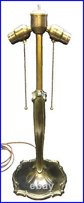 Empire Electric Chicago Lamp Base for Stained Glass Slag Glass Painted Shade