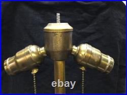 Empire Electric Chicago Lamp Base for Stained Glass Slag Glass Painted Shade